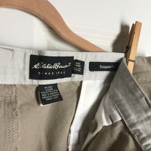 Vintage Eddie Bauer Men’s Khaki Trousers 35x32